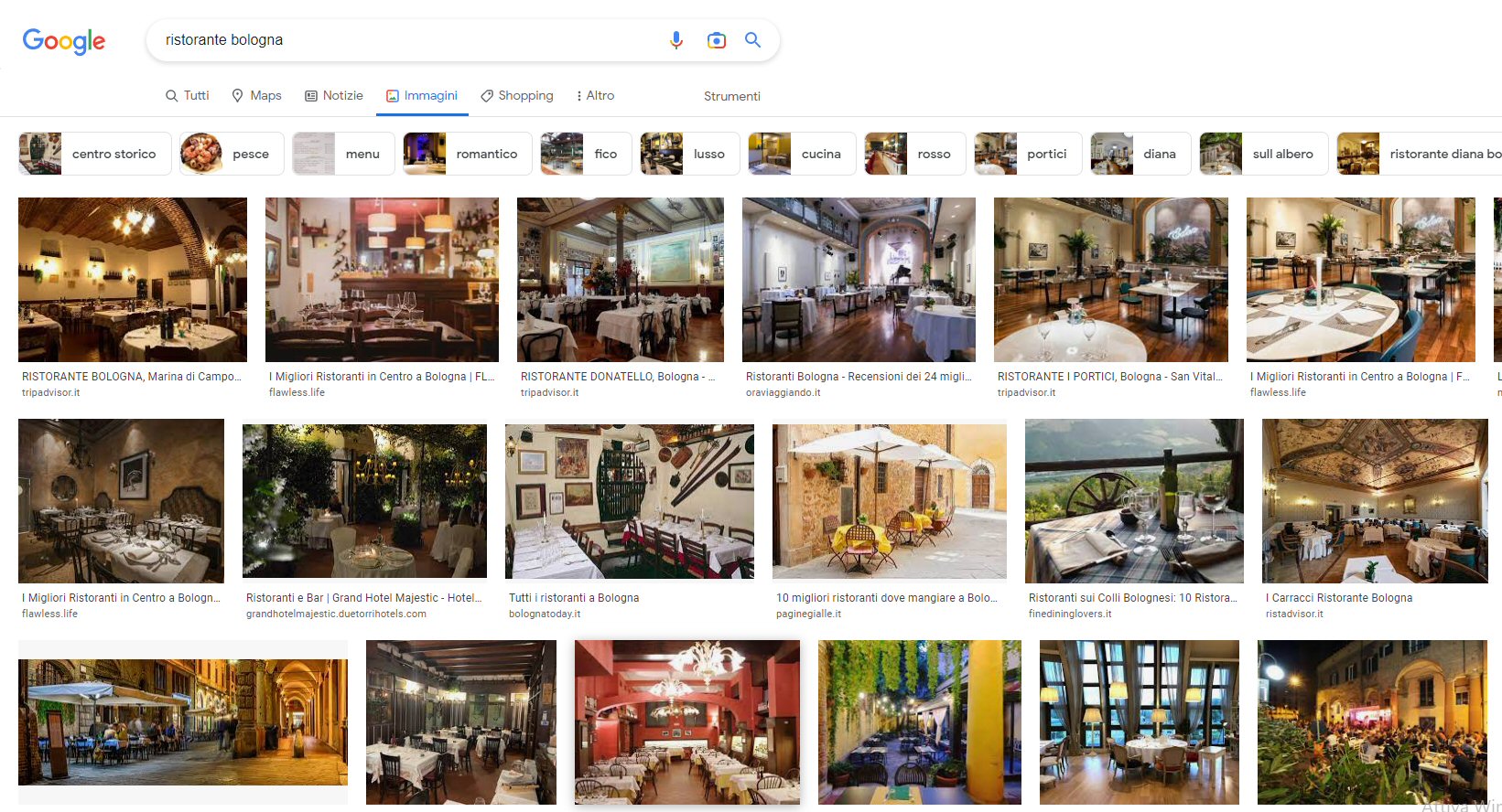 Ricerca local SEO per immagini
